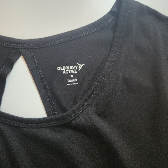 Old Navy Active Go-Dry Cross Back Short Sleeve Tee Shirt - XL - Picture 3 of 3